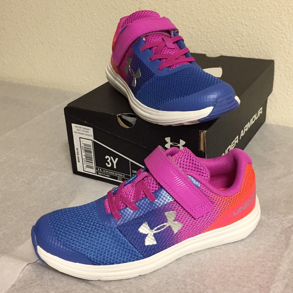 UNDER ARMOUR GPS SURGE PRISM AC (3Y) GIRLS SHOES
